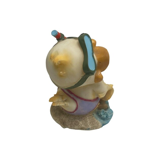 18 Daniel Brand Scuba Snorkel Baby Duckling Vintage Hand Painted Porcelain RARE - Picture 10 of 12